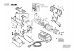 Bosch 0 601 936 4B1 Gsr 14,4 Ves-2 Cordless Screw Driver 14.4 V / Eu Spare Parts